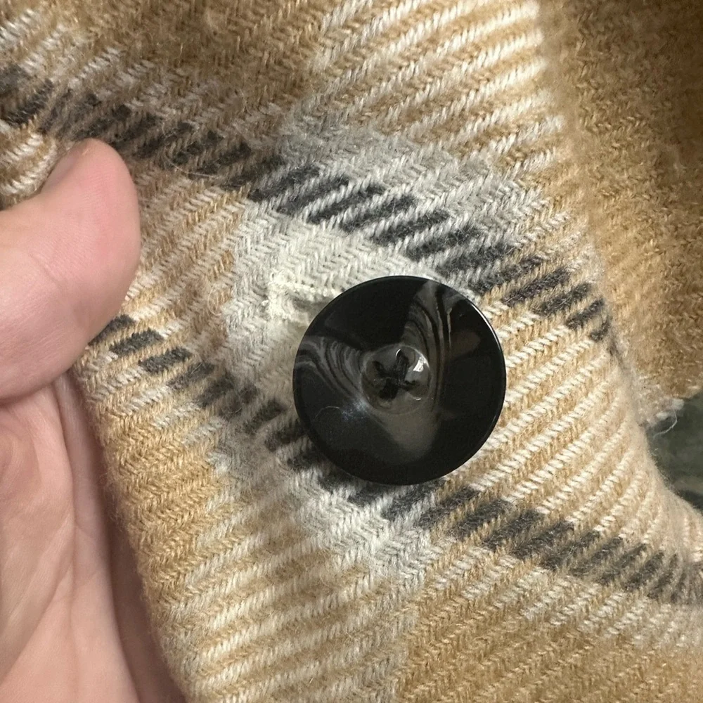 Johnston & Murphy Plaid Poncho